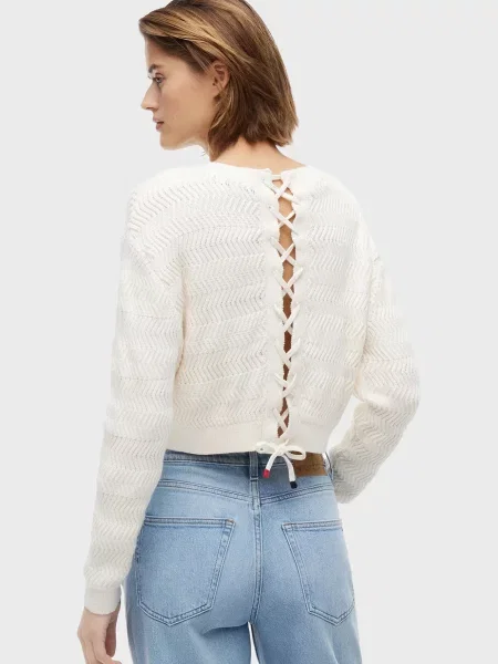 Светр Tommy Jeans білий
