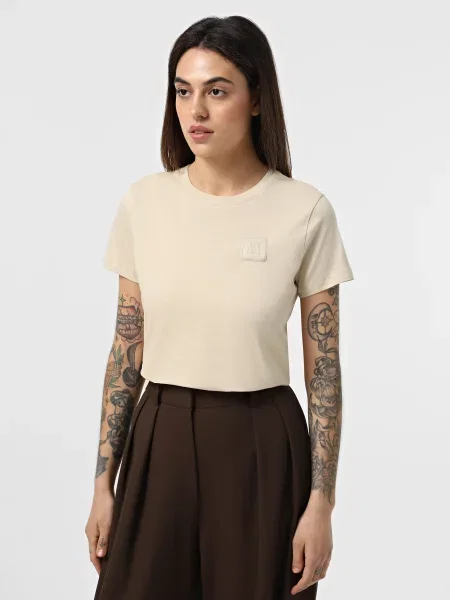 Футболка Armani Exchange молочний