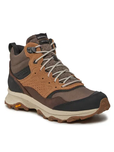 Merrell Трекінгові черевики Speed Solo Mid Wp коричневий