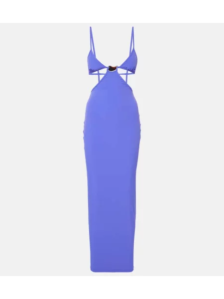 Rochie maxi Christopher Esber de costum violet