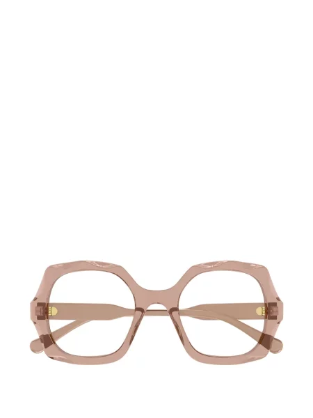 Ochelari de soare Chloé Eyewear cu imprimeu geometric roz