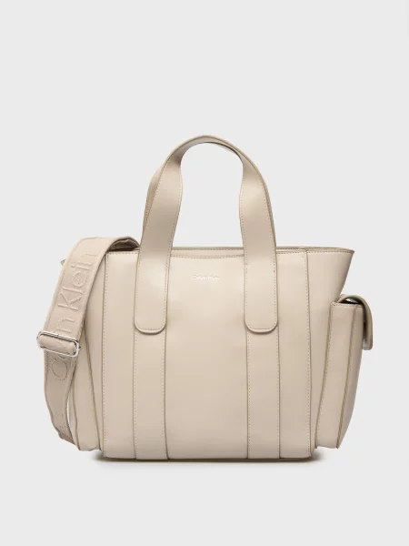 Маленька сумка Calvin Klein бежева