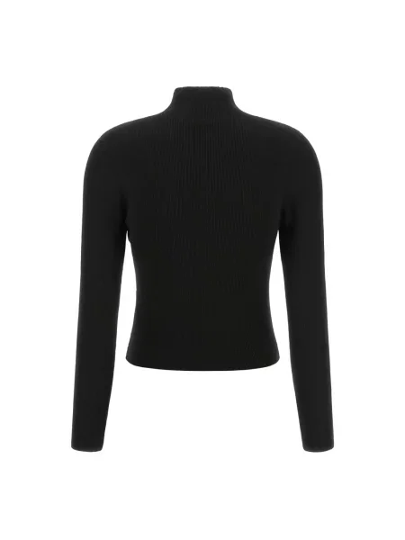 Sweter z golfem Alexander Wang czarny