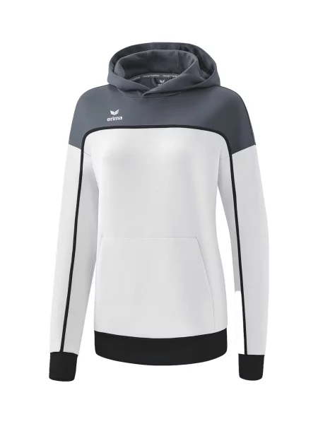 ERIMA Sportovní mikina tmavě šedá / černá bílá