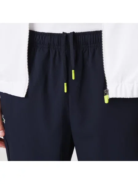 Lacoste Sportowy Dres O Regularnym Kroju I Blokowym Kolorze Ze Stójką biały