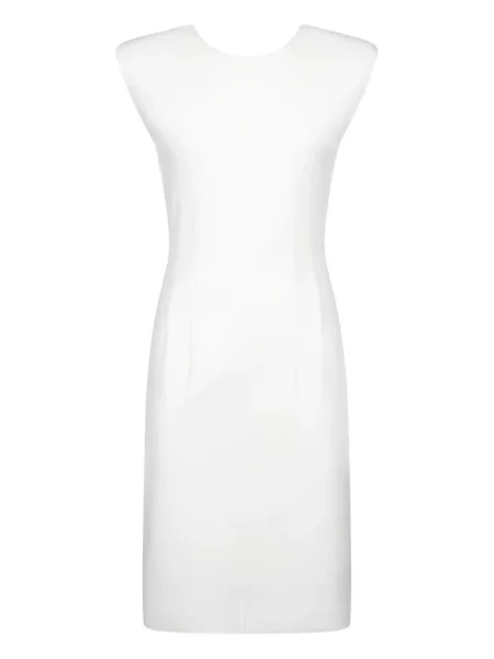 Rochie midi Dondup până la genunchi de costum alb