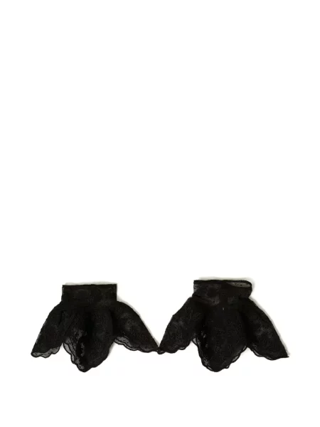 Mănuși Twinset cu broderie negru