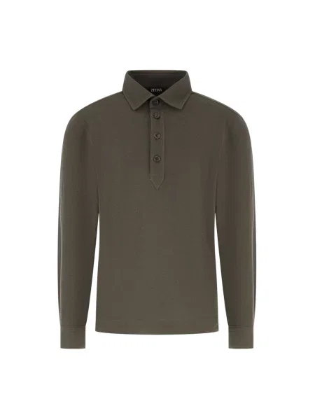 Koszulka polo Zegna zielona