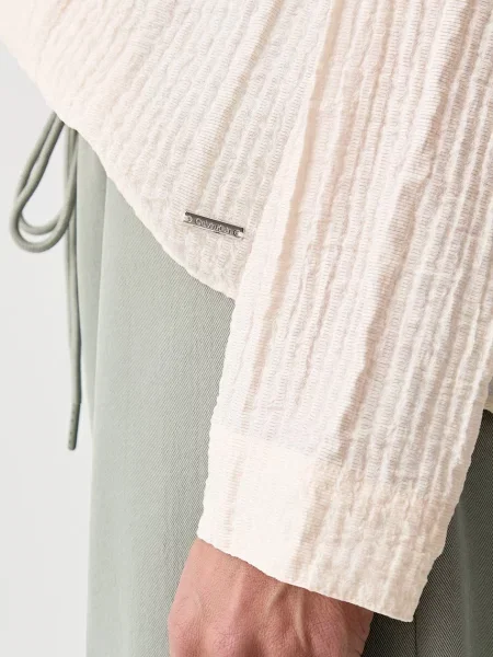 Calvin Klein blúz női viszkózzal bézs