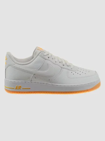 Кожаные кроссовки Nike Air Force 1 белые