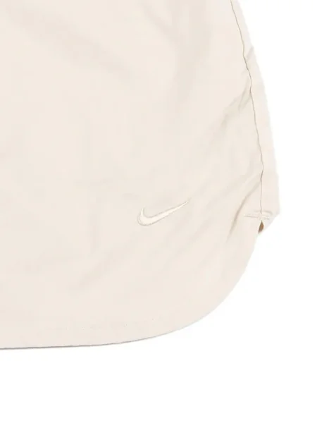 Tricou Nike din fleece plisat până la genunchi albastru
