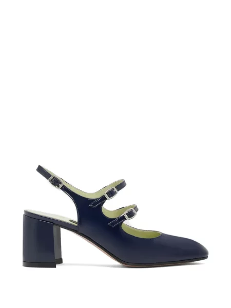 Pantofi cu toc Carel Paris din piele slingback albastru