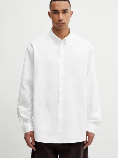 Carhartt WIP Cămașă Bolton' alb