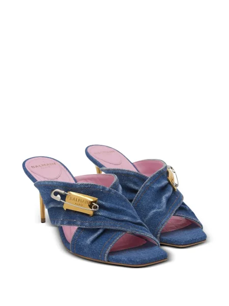 Papuci tip mules Balmain albastru