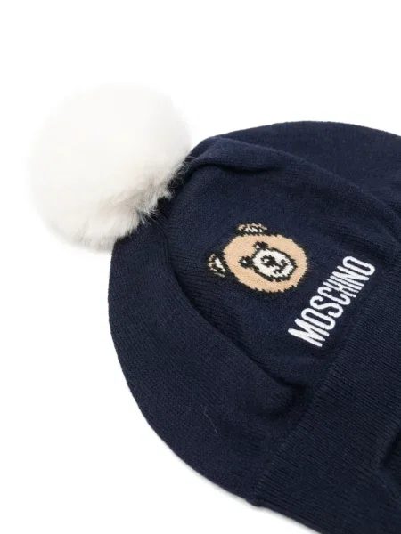 Czapka dziecięca Moschino niebieska