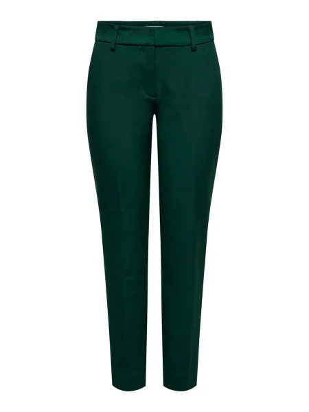 ONLY Pantaloni cu dungă VERONICA ELLY închis verde