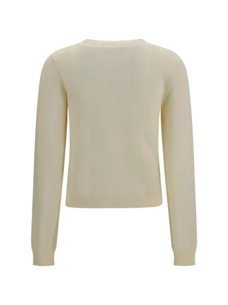 Cardigan Ganni alb