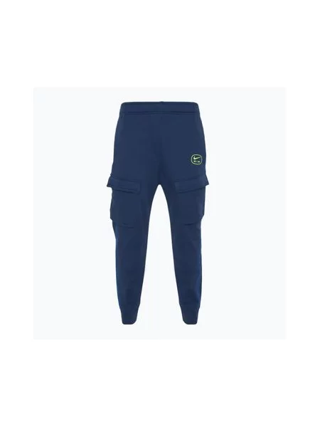Флисовые спортивные штаны Nike синие
