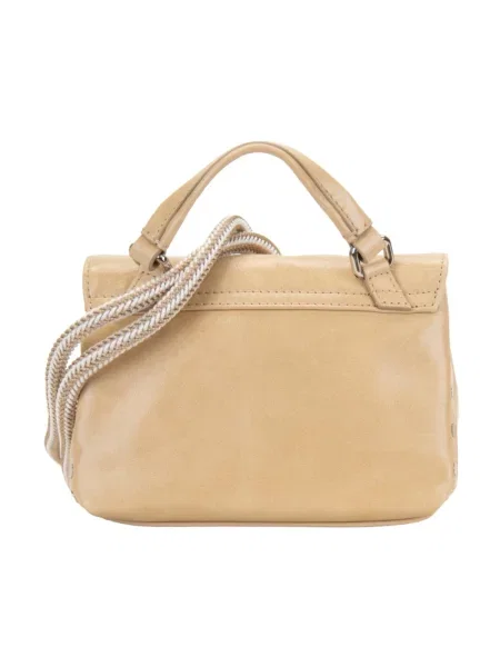 Torebka skórzana Zanellato beżowa