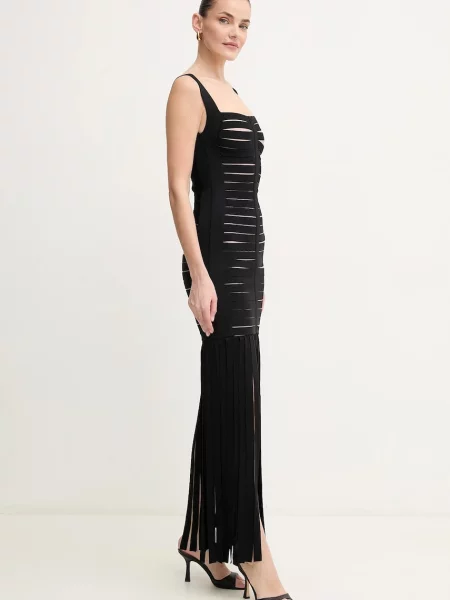 Herve Leger sukienka Alessandra mini dopasowana czarny