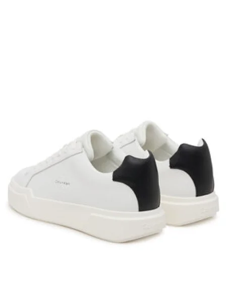 Sneakersy Calvin Klein Chunky Cupsole Laceup Lth biela