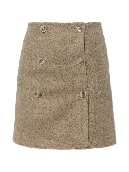 Fusta mini By Malene Birger cu două rânduri de nasturi