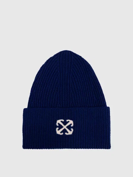 Шапка з вовни з нашивкою логотипа Arrow Off-white синя