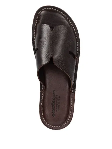 Sandale Astorflex din piele maro