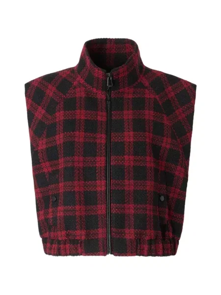 Vestă Pinko din tweed negru