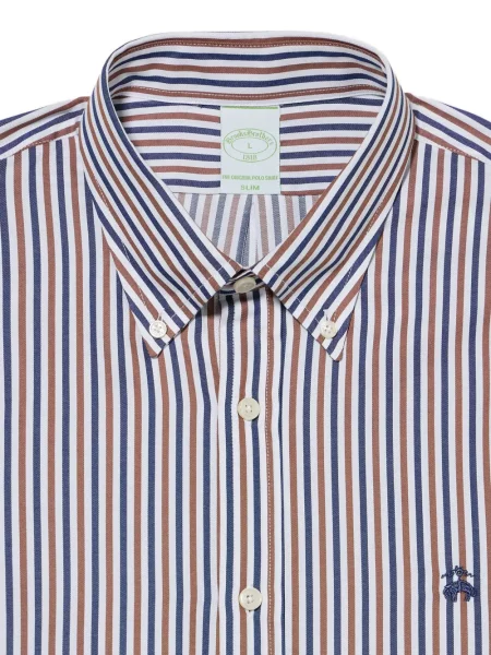 Cămașă Brooks Brothers cu dungi alb
