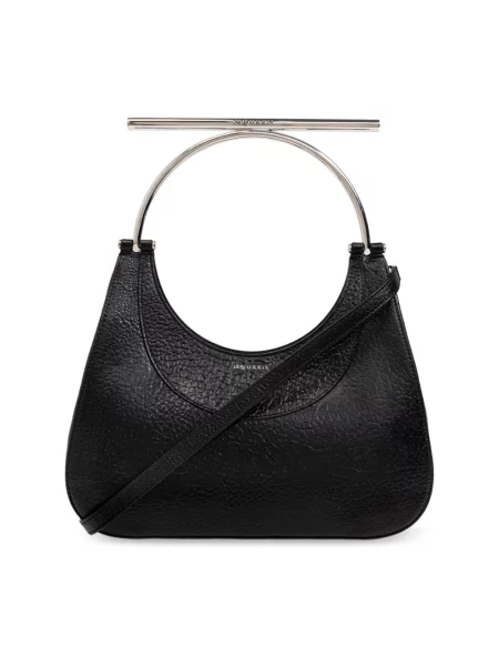 Torebka Alexander Mcqueen skórzana czarna