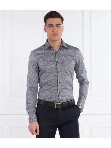 BOSS BLACK Cămașă negru