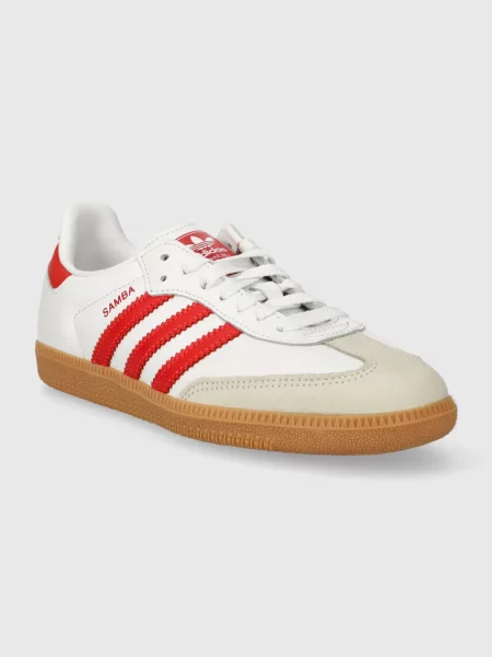 Adidas Originals sneakersy skórzane Samba OG biały