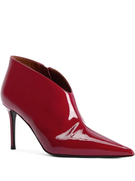 Botine Giuseppe Zanotti din piele de lac roșu