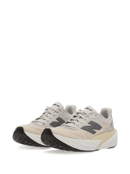 Zomšinės sportbačiai New Balance Fresh Foam su raišteliais pilka