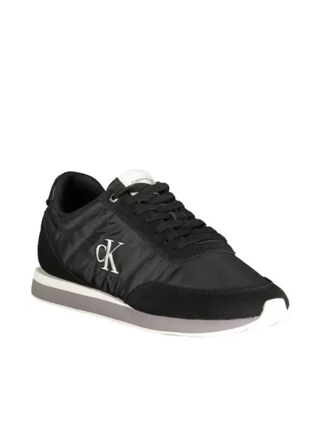 Sneakerși Calvin Klein cu autograf negru