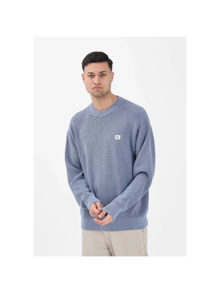 Sweter Calvin Klein Jeans niebieski