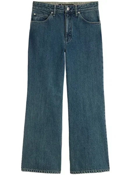 Blugi evazați Jil Sander albastru