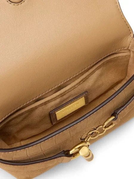 Кожаная сумка через плечо Lauren Ralph Lauren