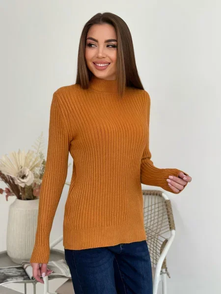 Водолазка ISSA Plus гірчичний кашемір