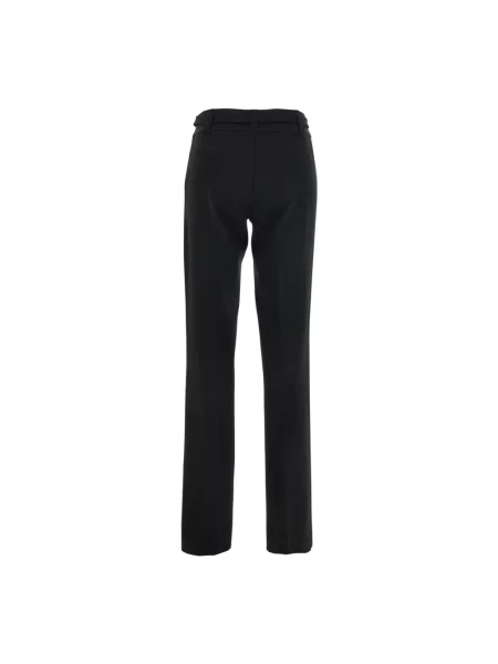 TWINSET Spodnie materiałowe Flare Fit czarny