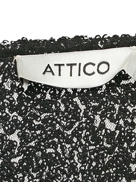 Rochie The Attico asimetrică negru