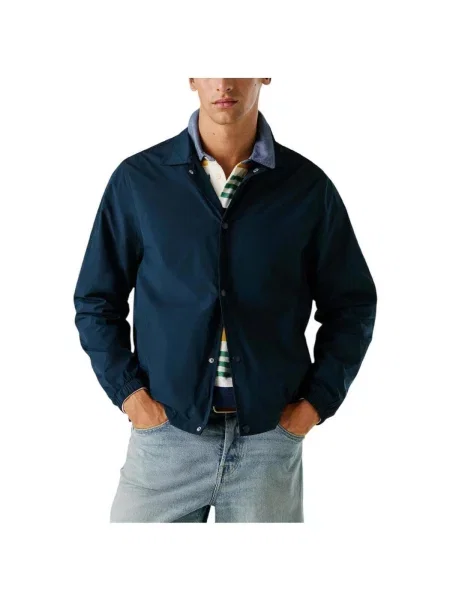 Geacă de blugi Pepe Jeans albastru
