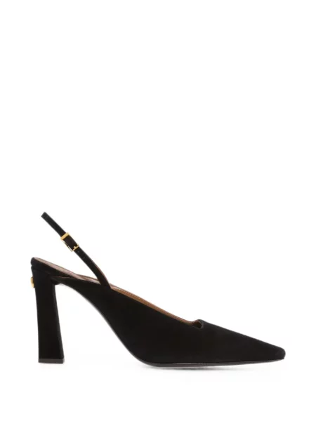 Pantofi cu toc Giuseppe Zanotti slingback negru