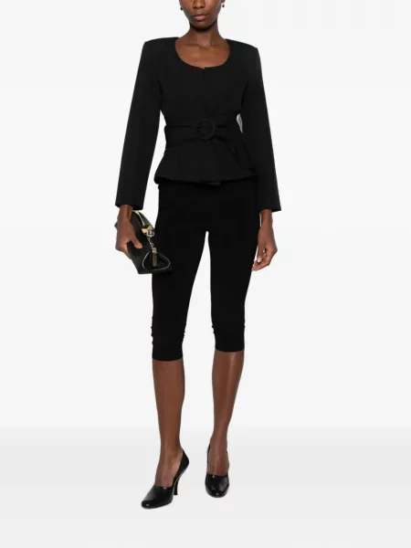 Cu centură geacă Jacquemus negru