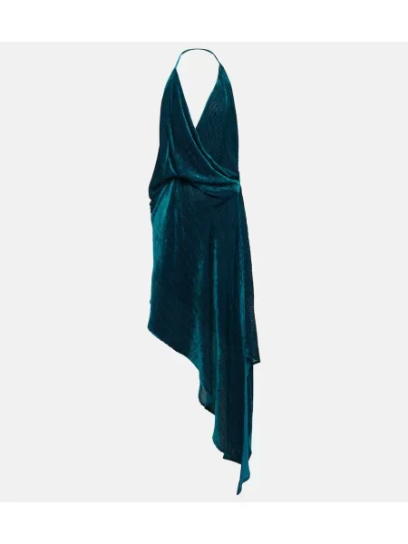 Rochie midi Petar Petrov până la genunchi de costum verde