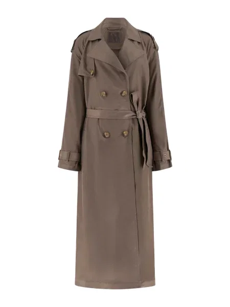 GUESS Palton de primăvară-toamnă MELANIA amestecat maro