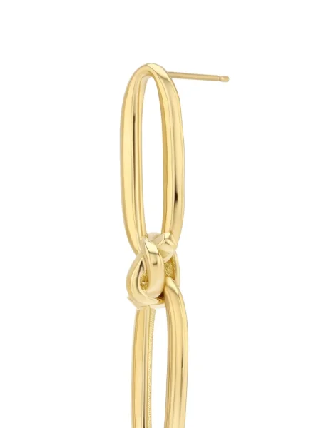Обеци Lizzie Mandler Fine Jewelry жълто