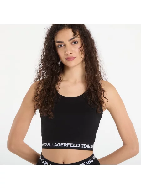 Τοπ Karl Lagerfeld Jeans μαύρο
