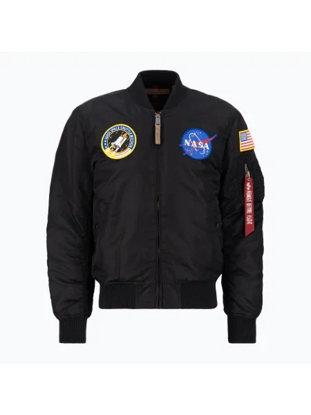 ALPHA INDUSTRIES Prechodná bunda VF NASA' čierna
